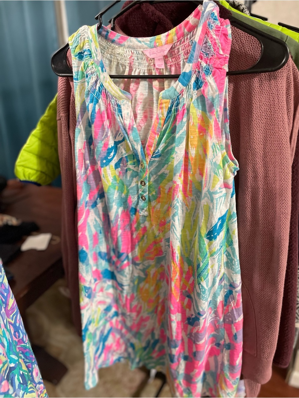 Lilly Pulitzer Bright Multicolor Sleeveless Summer Dress